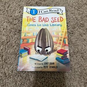 I Can Read! The Bad Seed Goes to the Library - Children's Picture Book, Yellow